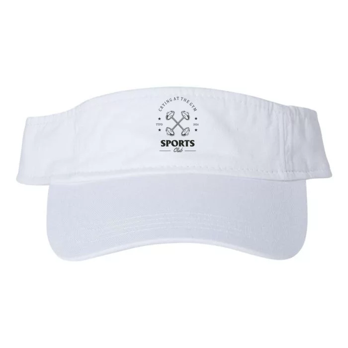 Crying At The Gym Sports Club Ttpd Valucap Bio-Washed Visor