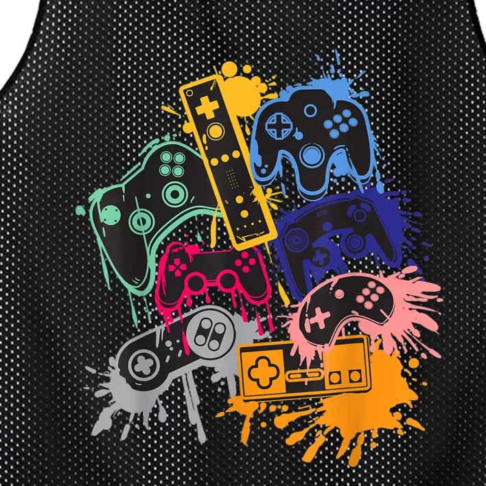 Control All The Things Video Game Controller Mesh Reversible Basketball Jersey Tank