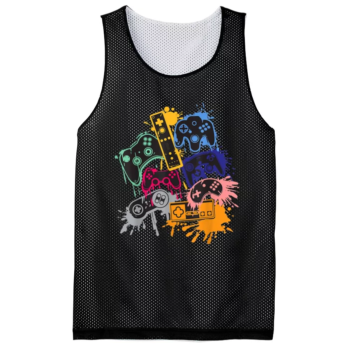 Control All The Things Video Game Controller Mesh Reversible Basketball Jersey Tank