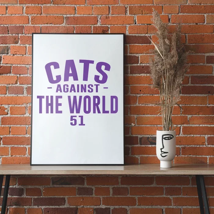 Cats Against The World Poster