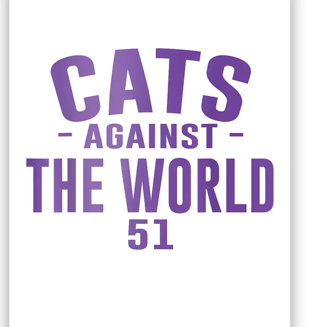 Cats Against The World Poster