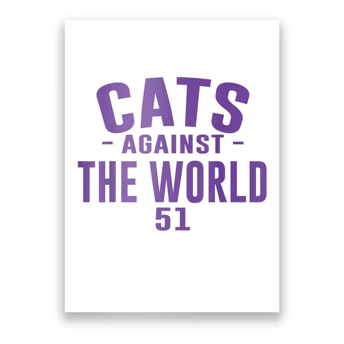 Cats Against The World Poster