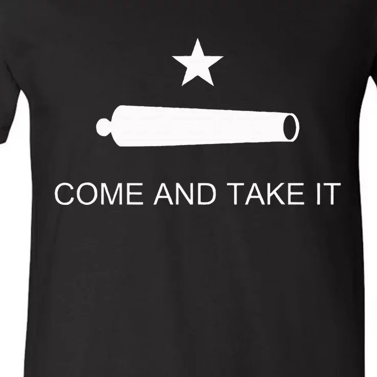 Come And Take It Battle Of Gonzales Texas V-Neck T-Shirt