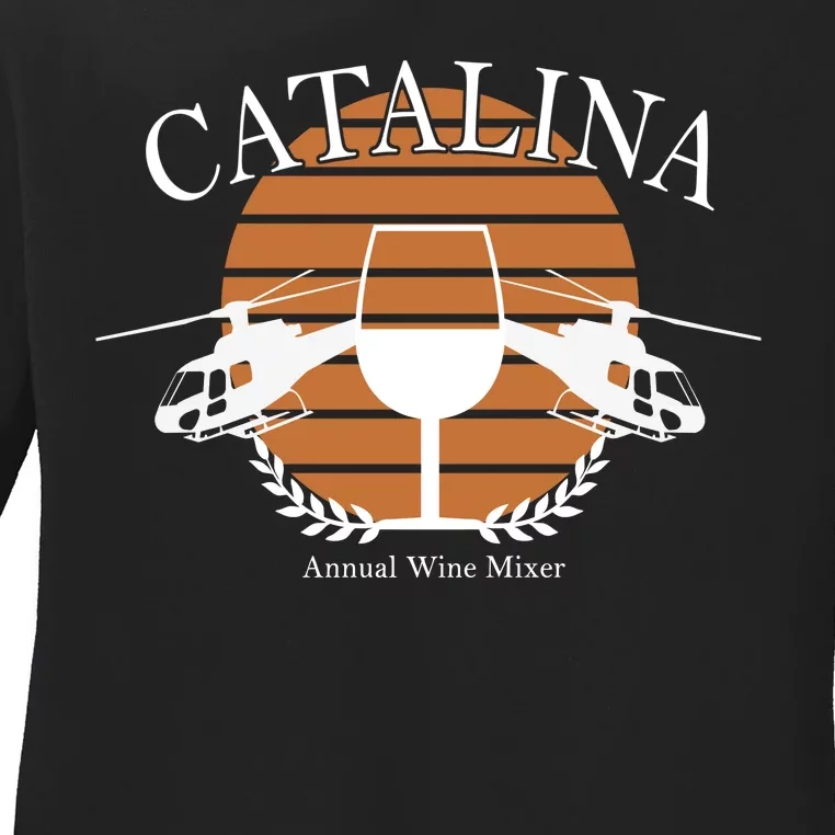 Catalina Annual Wine Mixer Ladies Long Sleeve Shirt