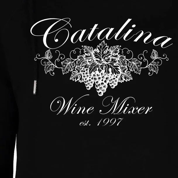 Cataline Wine Mixer Womens Funnel Neck Pullover Hood