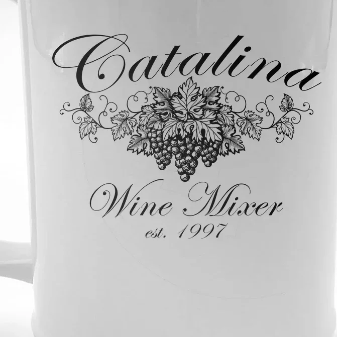 Cataline Wine Mixer Front & Back Beer Stein