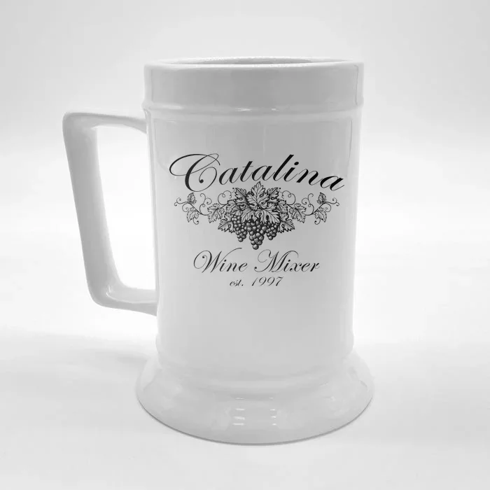 Cataline Wine Mixer Front & Back Beer Stein