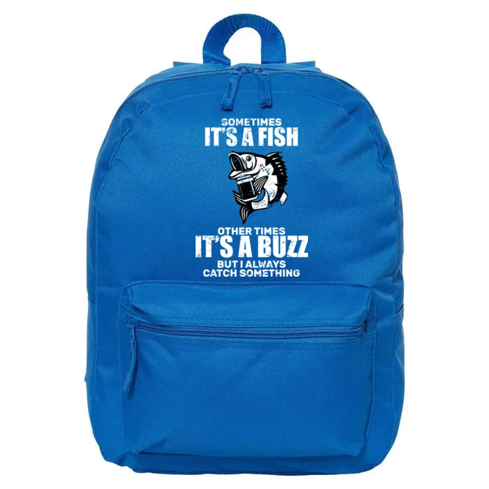 Catch A Fish Or Buzz 16 in Basic Backpack