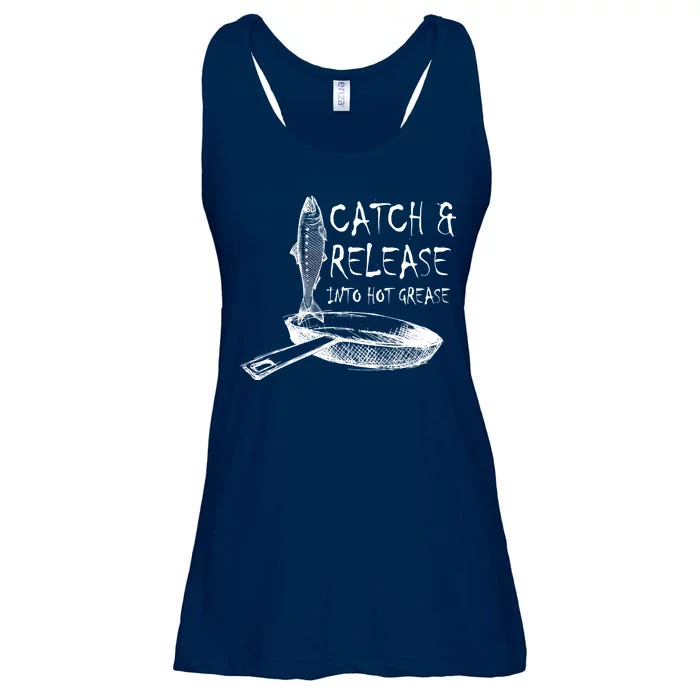 Catch And Release Into Grease Ladies Essential Flowy Tank