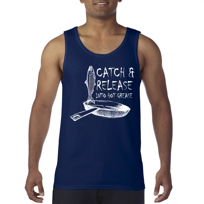 Catch And Release Into Grease Tank Top