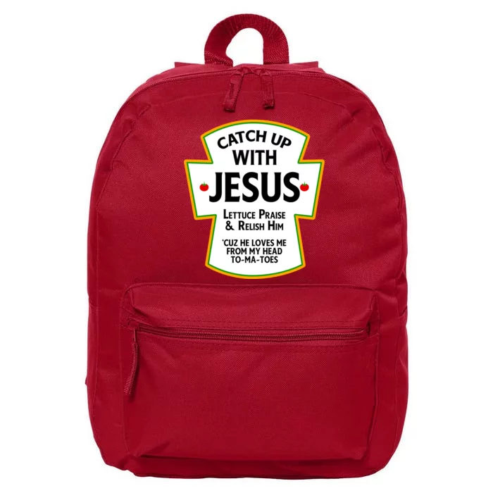 Catch Up With Jesus 16 in Basic Backpack