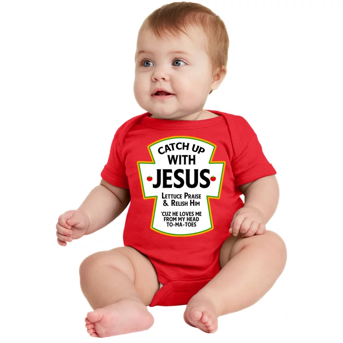 Catch Up With Jesus Baby Bodysuit