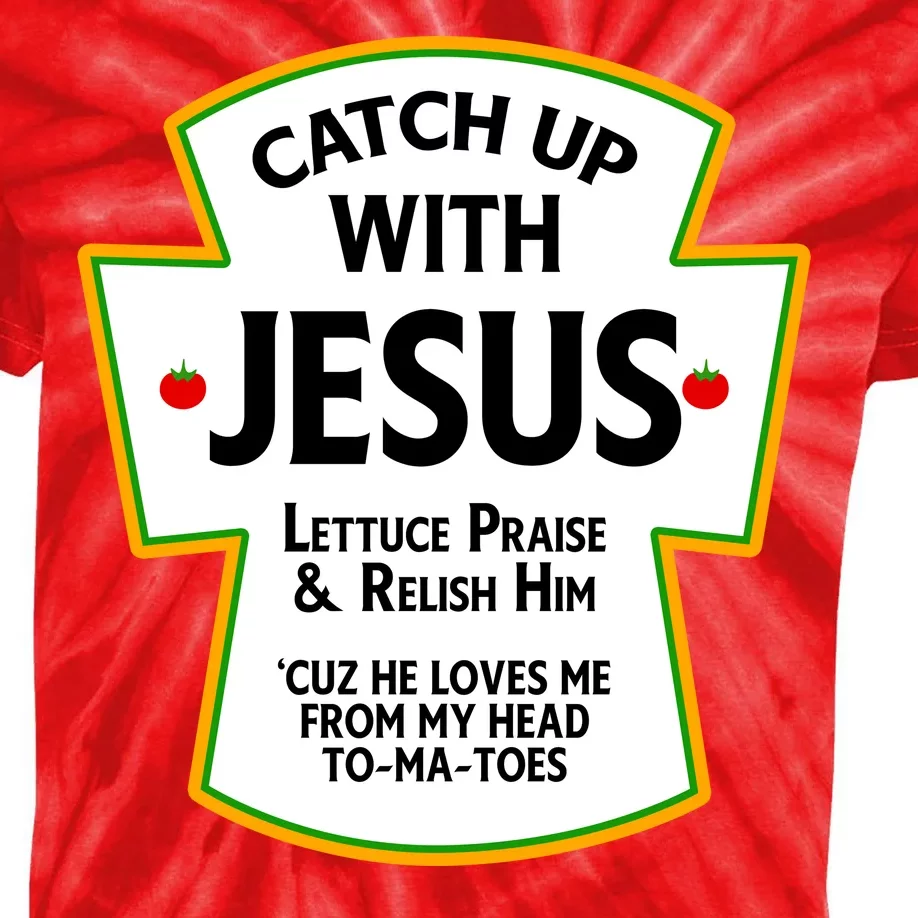 Catch Up With Jesus Kids Tie-Dye T-Shirt