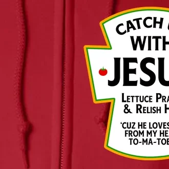 Catch Up With Jesus Full Zip Hoodie