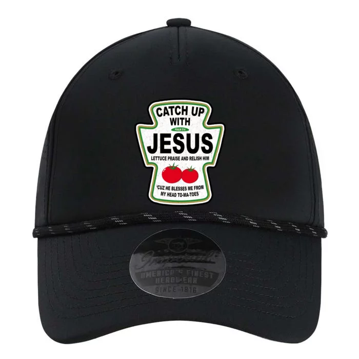 Catch Up With Jesus Funny Ketchup Faith Performance The Dyno Cap