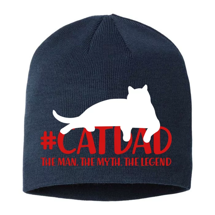 #CatDad The Man Myth Legend 8 1/2in Sustainable Knit Beanie