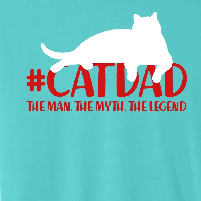 #CatDad The Man Myth Legend ChromaSoft Performance T-Shirt