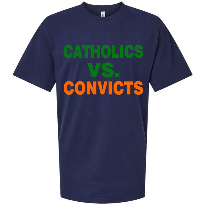 Catholics Vs. Convicts Sueded Cloud Jersey T-Shirt