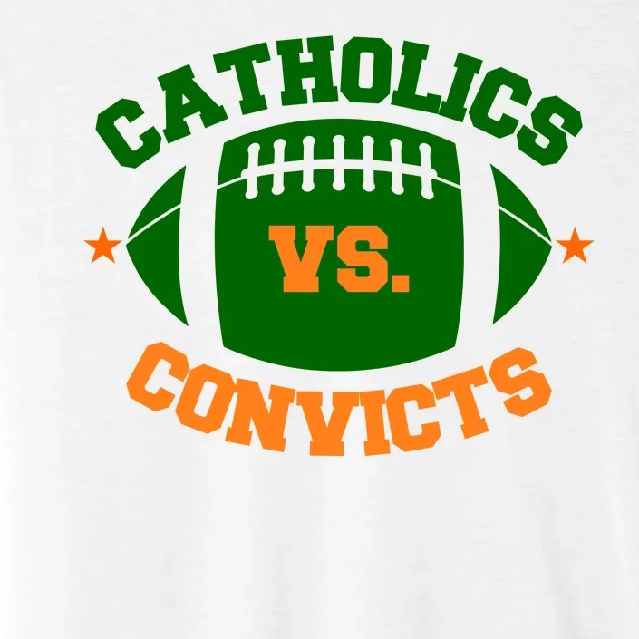 Catholics Vs. Convicts 1988 Football Logo ChromaSoft Performance T-Shirt