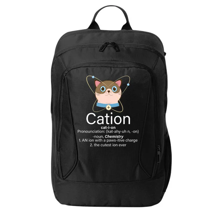 Cation Science Joke Funny City Backpack