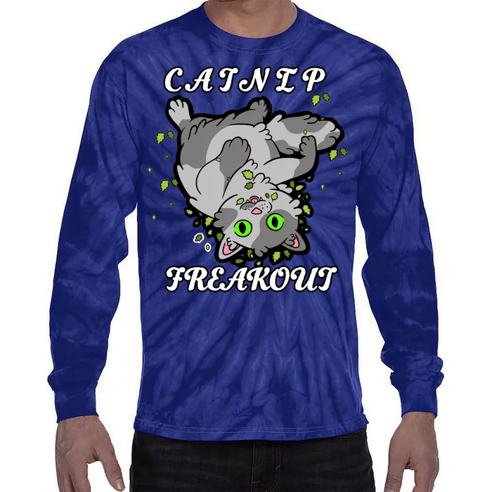 Catnip Freakout Tie-Dye Long Sleeve Shirt