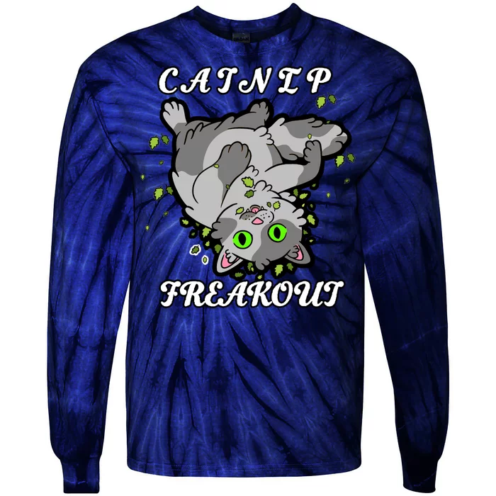 Catnip Freakout Tie-Dye Long Sleeve Shirt