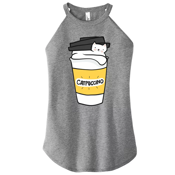 Catpuccino Women’s Perfect Tri Rocker Tank