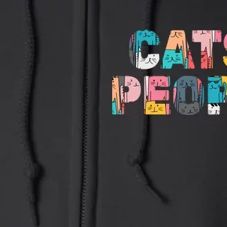 Cats Greater Than People Full Zip Hoodie