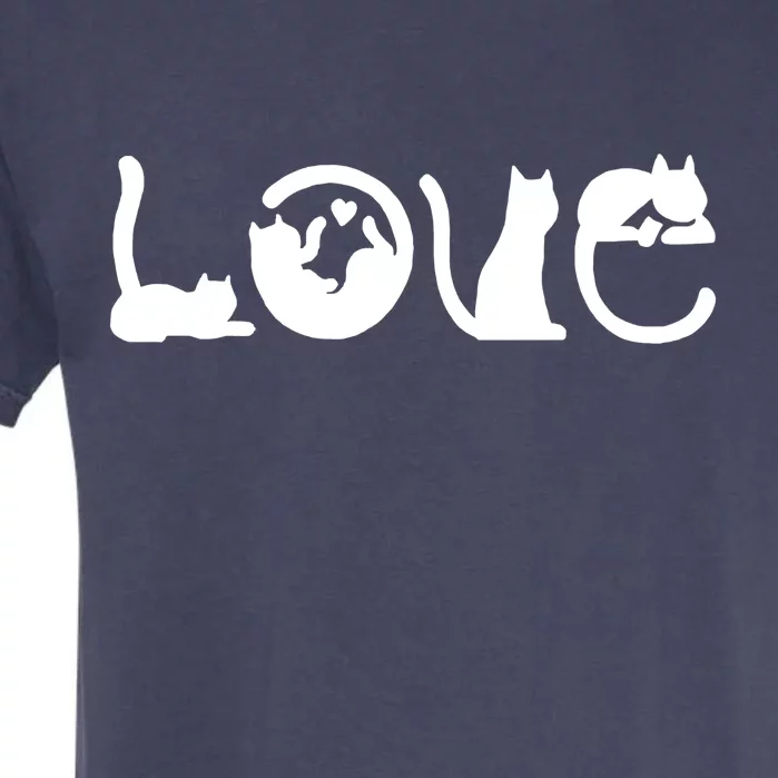 Cats Love Logo Garment-Dyed Heavyweight T-Shirt