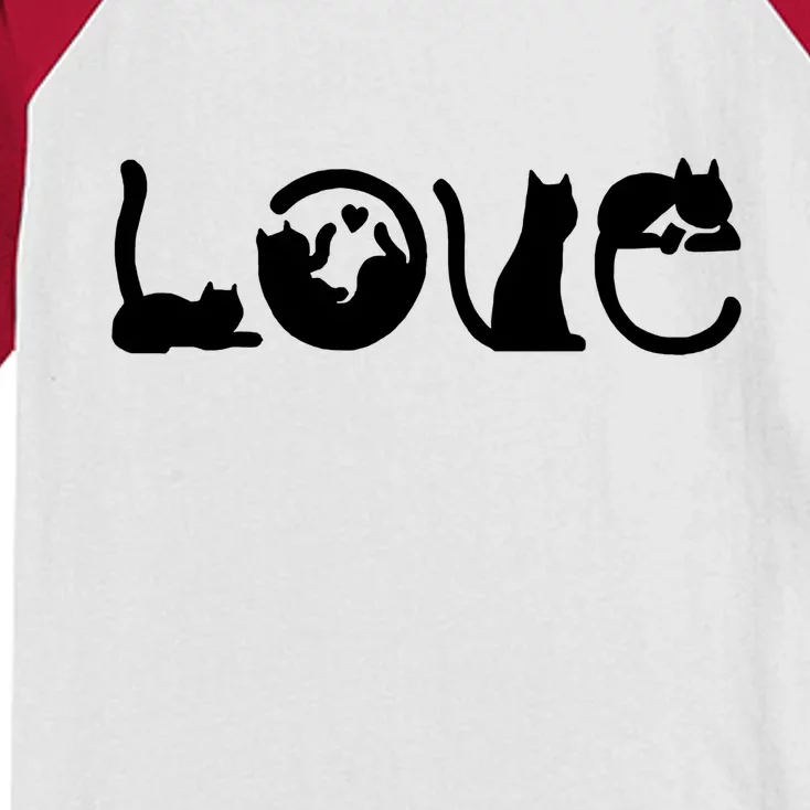 Cats Love Logo Kids Colorblock Raglan Jersey