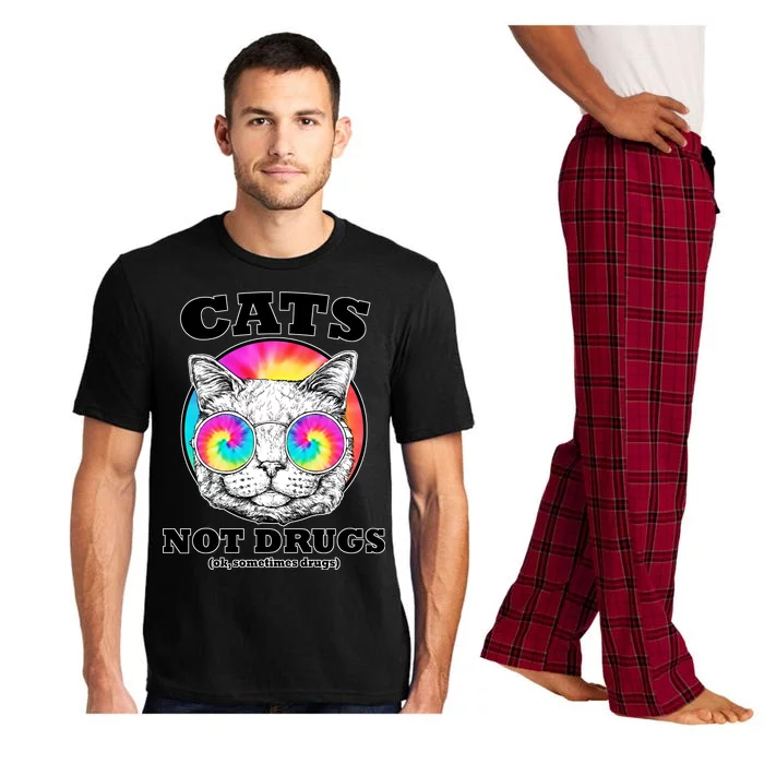 Cats Not Drugs Ok Sometimes Drugs Pajama Set