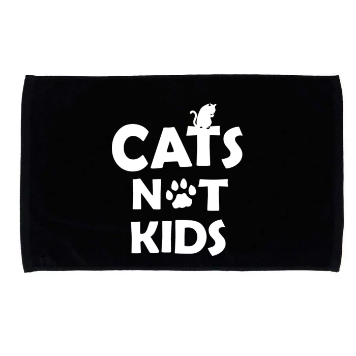 Cats Not Kids Microfiber Hand Towel