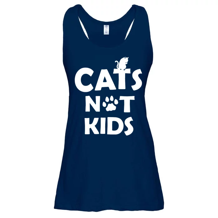 Cats Not Kids Ladies Essential Flowy Tank