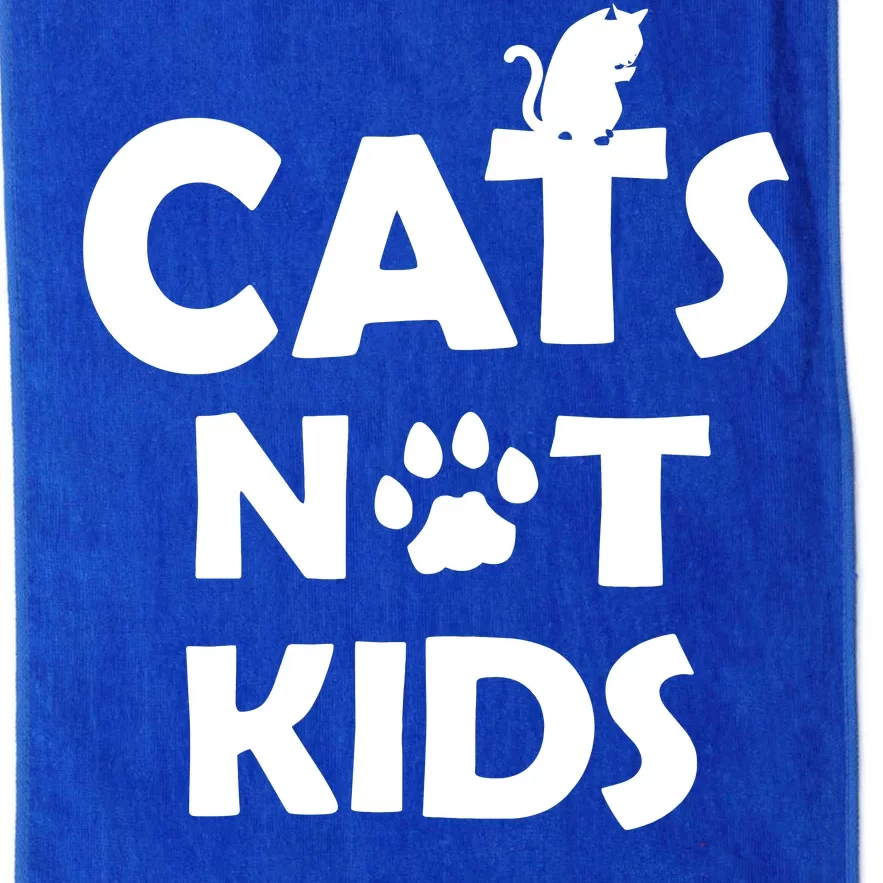 Cats Not Kids Platinum Collection Golf Towel