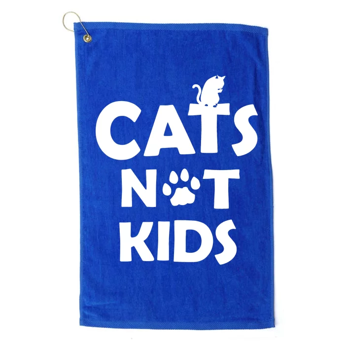 Cats Not Kids Platinum Collection Golf Towel