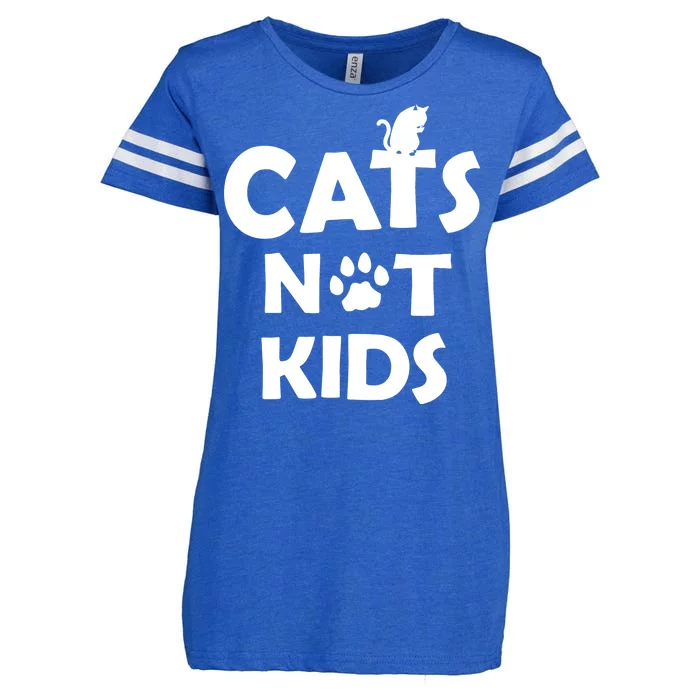 Cats Not Kids Enza Ladies Jersey Football T-Shirt