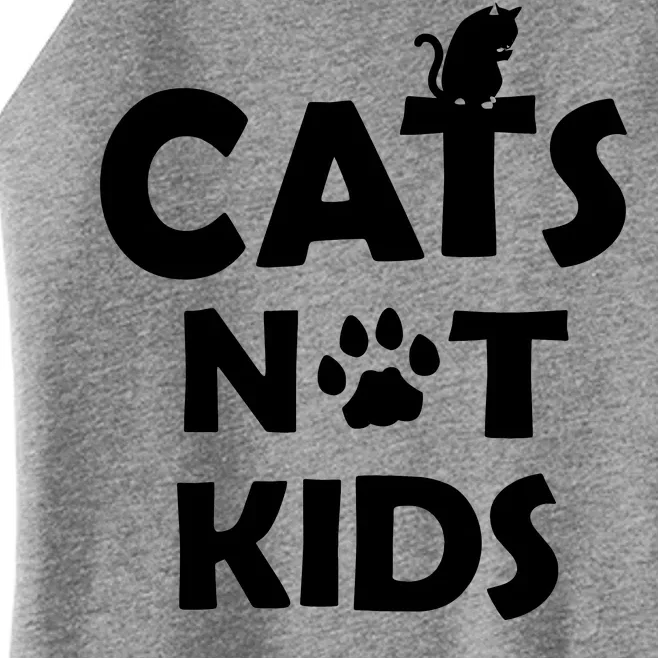 Cats Not Kids Women’s Perfect Tri Rocker Tank