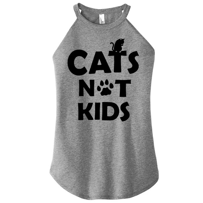 Cats Not Kids Women’s Perfect Tri Rocker Tank