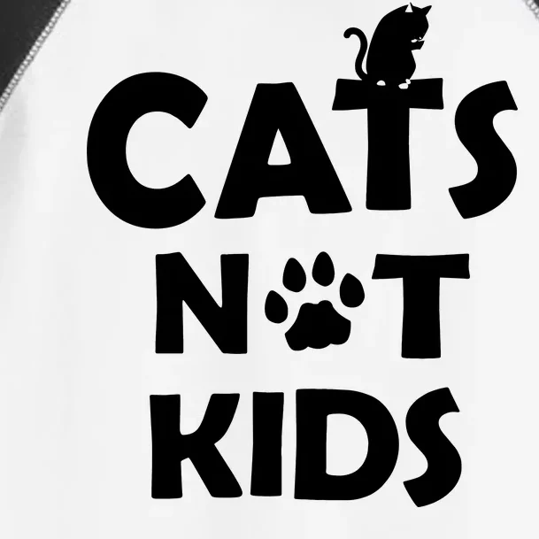 Cats Not Kids Toddler Fine Jersey T-Shirt