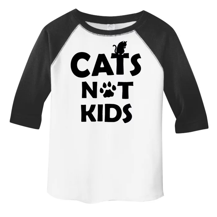 Cats Not Kids Toddler Fine Jersey T-Shirt