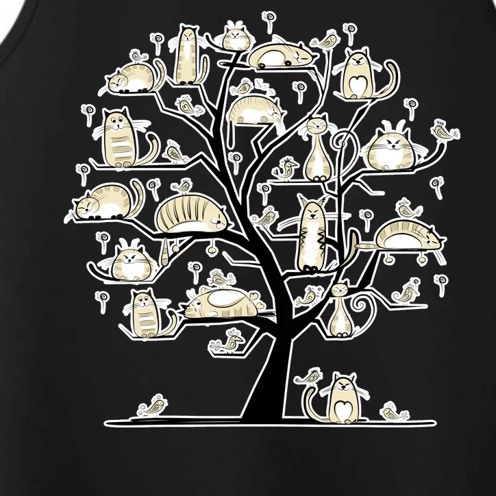 Cats On Trees Performance Tank