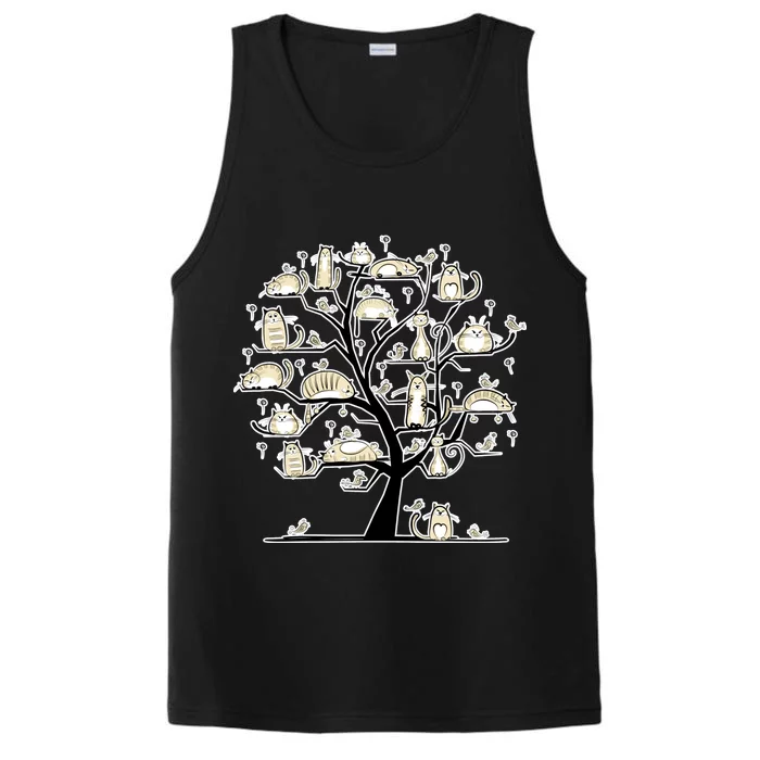 Cats On Trees Performance Tank