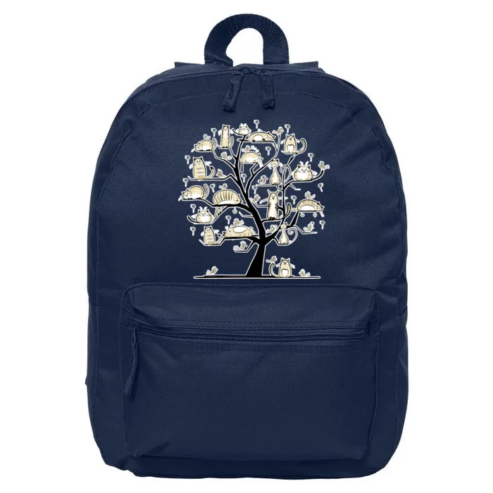 Cats On Trees 16 in Basic Backpack