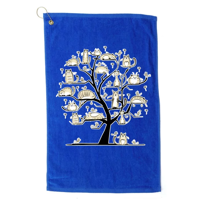 Cats On Trees Platinum Collection Golf Towel