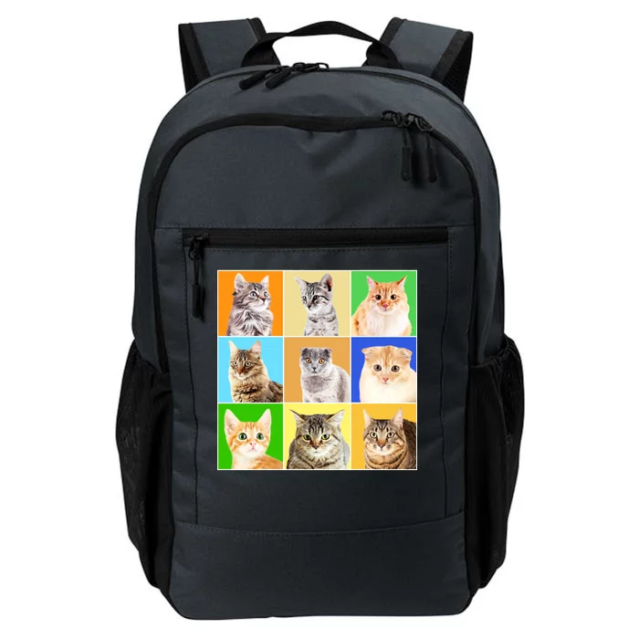 Cats Photo Portraits Collage Daily Commute Backpack