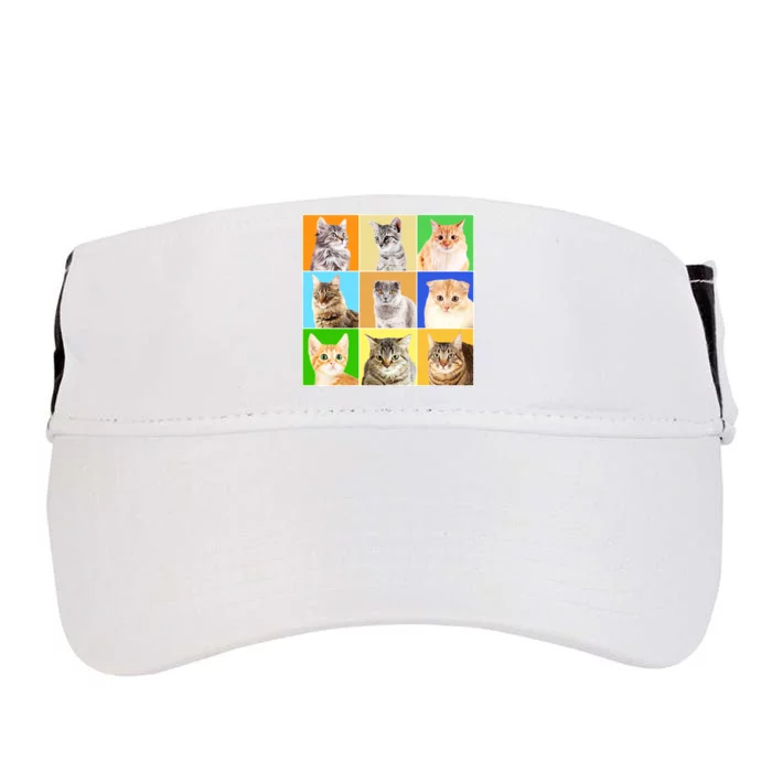 Cats Photo Portraits Collage Adult Drive Performance Visor