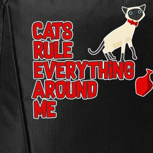 Cats Rule Everything Around Me City Backpack