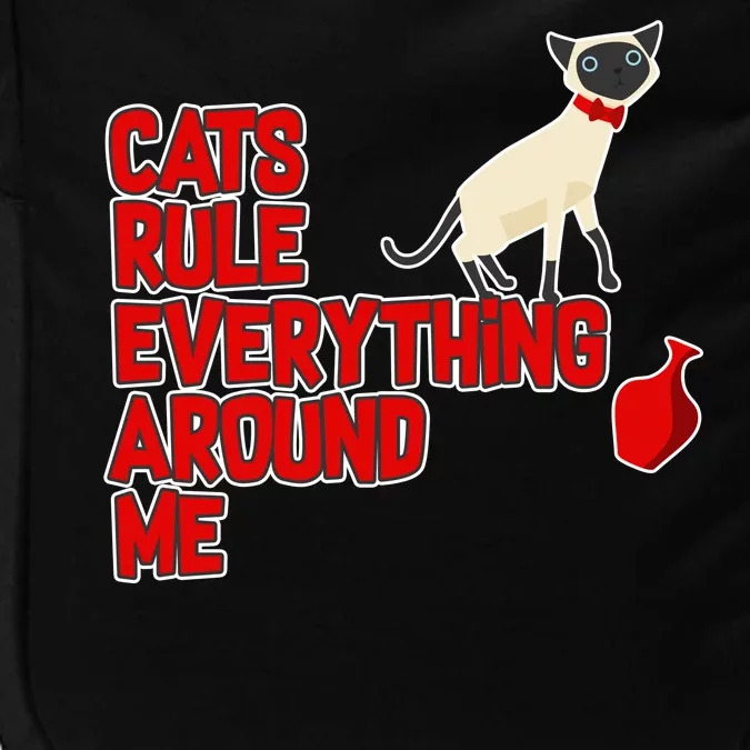 Cats Rule Everything Around Me Impact Tech Backpack