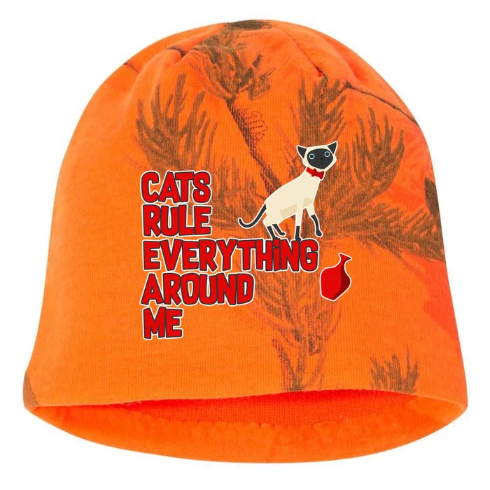 Cats Rule Everything Around Me Kati - Camo Knit Beanie