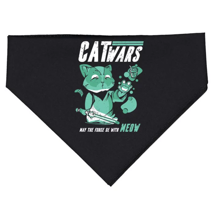 CatWars Funny Cat War Spoof USA-Made Doggie Bandana